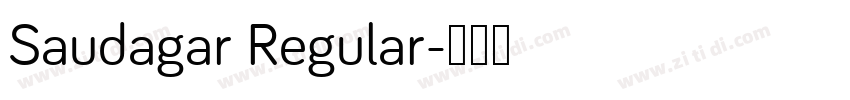 Saudagar Regular字体转换